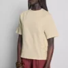 Kurzärmeliges Häkel-T-Shirt aus Baumwolle mit Shorts