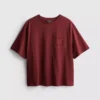 Kurzärmeliges Häkel-T-Shirt aus Baumwolle mit Shorts