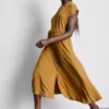 Kurzärmeliges Midi-Shirt-Kleid Kurzärmeliges Midi-Shirt-Kleid