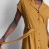 Kurzärmeliges Midi-Shirt-Kleid Kurzärmeliges Midi-Shirt-Kleid