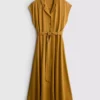 Kurzärmeliges Midi-Shirt-Kleid Kurzärmeliges Midi-Shirt-Kleid