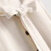 Kurzärmeliges Midi-Shirt-Kleid