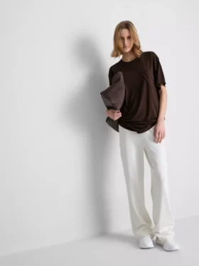 Langarm-T-Shirt mit Rundhalsausschnitt