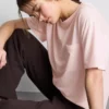 Langarm-T-Shirt mit Rundhalsausschnitt Langarm-T-Shirt mit Rundhalsausschnitt