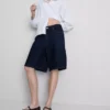 Lange Bermudashorts aus Baumwoll-Denim Lange Bermudashorts aus Baumwoll-Denim