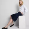 Lange Bermudashorts aus Baumwoll-Denim Lange Bermudashorts aus Baumwoll-Denim
