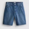 Lange Bermudashorts aus Baumwoll-Denim Lange Bermudashorts aus Baumwoll-Denim