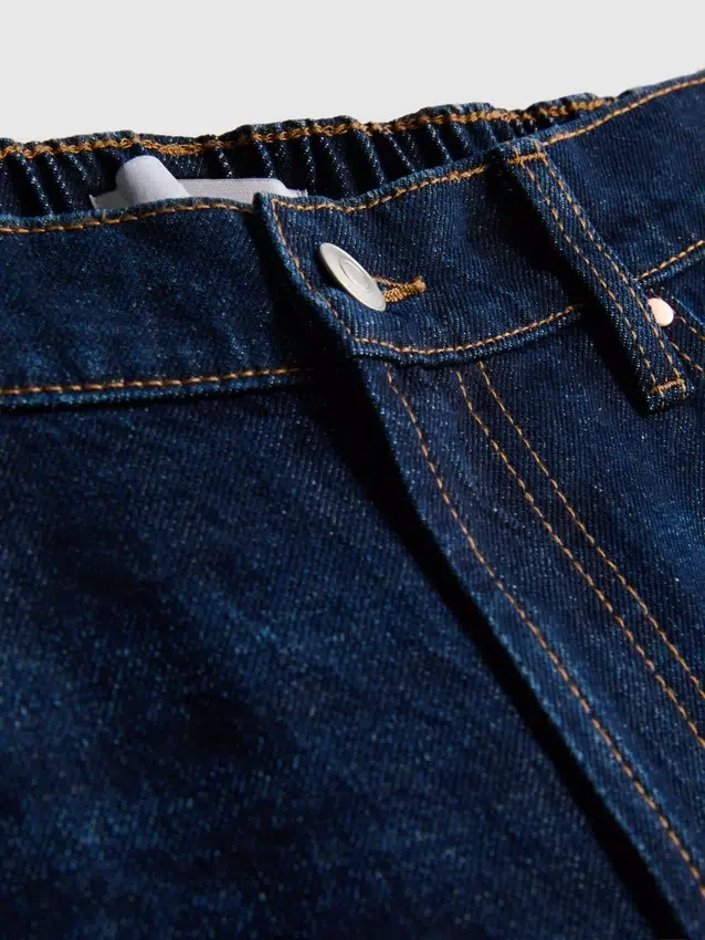 Lange Bermudashorts aus Baumwoll-Denim Lange Bermudashorts aus Baumwoll-Denim