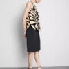 Langes bedrucktes Tanktop Langes bedrucktes Tanktop