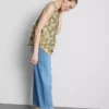 Langes bedrucktes Tanktop Langes bedrucktes Tanktop