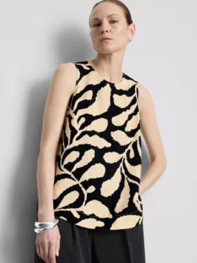 Langes bedrucktes Tanktop