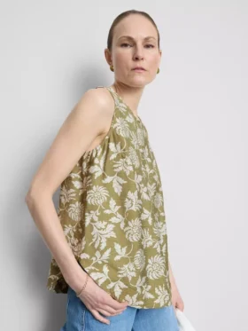 Langes bedrucktes Tanktop