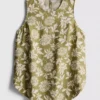 Langes bedrucktes Tanktop Langes bedrucktes Tanktop