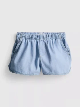 Laufshorts aus Baumwoll-Denim