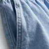 Laufshorts aus Baumwoll-Denim Laufshorts aus Baumwoll-Denim