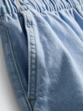Laufshorts aus Baumwoll-Denim