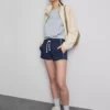 Laufshorts aus Jersey mit hohem Baumwollanteil