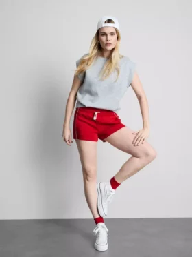 Laufshorts aus Jersey mit hohem Baumwollanteil Laufshorts aus Jersey mit hohem Baumwollanteil