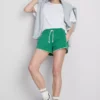 Laufshorts aus Jersey mit hohem Baumwollanteil Laufshorts aus Jersey mit hohem Baumwollanteil