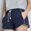 Laufshorts aus Jersey mit hohem Baumwollanteil
