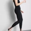 Leggings aus Krepp mit Steg
