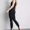 Leggings aus Krepp mit Steg