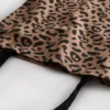Leopardenmuster-Canvas-Tragetasche