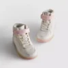 Leuchtende High-Top-Sneaker mit Einhorn-Motiv