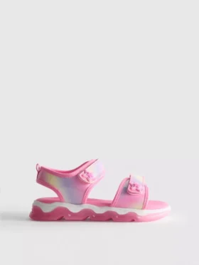 Leuchtende Trekkersandalen