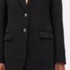 Lila Blazer mit einreihigem Verschluss Lila Blazer mit einreihigem Verschluss