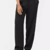 Lila Hose mit geradem Bein