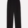 Lila Hose mit geradem Bein