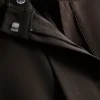 Lila Hose mit geradem Bein