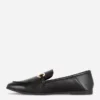 Loafer aus Kunstleder mit Schnalle