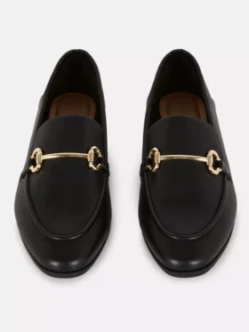 Loafer aus Kunstleder mit Trensen-Motiv
