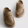 Loafer-Clog-Sandalen