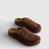 Loafer-Clog-Sandalen