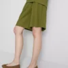 Locker sitzende Bermudashorts mit Struktur Locker sitzende Bermudashorts mit Struktur
