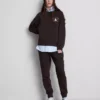 Locker sitzendes Sweatshirt aus Baumwollmischung mit Aufdruck Locker sitzendes Sweatshirt aus Baumwollmischung mit Aufdruck