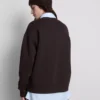 Locker sitzendes Sweatshirt aus Baumwollmischung mit Aufdruck Locker sitzendes Sweatshirt aus Baumwollmischung mit Aufdruck