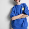 Locker sitzendes Sweatshirt in Zitronengelb mit hohem Baumwollanteil Locker sitzendes Sweatshirt in Zitronengelb mit hohem Baumwollanteil