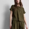 Locker sitzendes T-Shirt mit Rundhalsausschnitt und guter Luftzirkulation Locker sitzendes T-Shirt mit Rundhalsausschnitt und guter Luftzirkulation