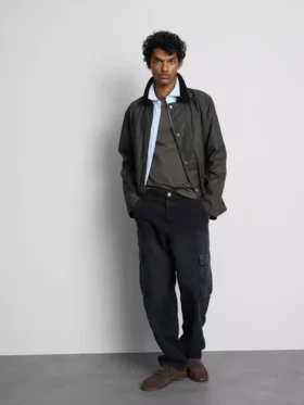 Lose Cargo-Jeans mit mittlerer Leibhöhe