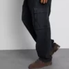 Lose Cargo-Jeans mit mittlerer Leibhöhe Lose Cargo-Jeans mit mittlerer Leibhöhe