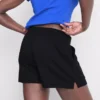 Lounge-Shorts aus Baumwolle mit geschlitztem Saum Lounge-Shorts aus Baumwolle mit geschlitztem Saum