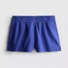 Lounge-Shorts aus Baumwolle mit geschlitztem Saum Lounge-Shorts aus Baumwolle mit geschlitztem Saum