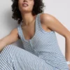 „Love to Lounge“ – geripptes, gestreiftes Schlafanzug-Cami-Top „Love to Lounge“ – geripptes, gestreiftes Schlafanzug-Cami-Top