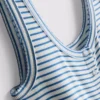 „Love to Lounge“ – geripptes, gestreiftes Schlafanzug-Cami-Top „Love to Lounge“ – geripptes, gestreiftes Schlafanzug-Cami-Top