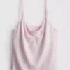 „Love to Lounge“ – gestreiftes Schlafanzug-Top im Cami-Stil „Love to Lounge“ – gestreiftes Schlafanzug-Top im Cami-Stil