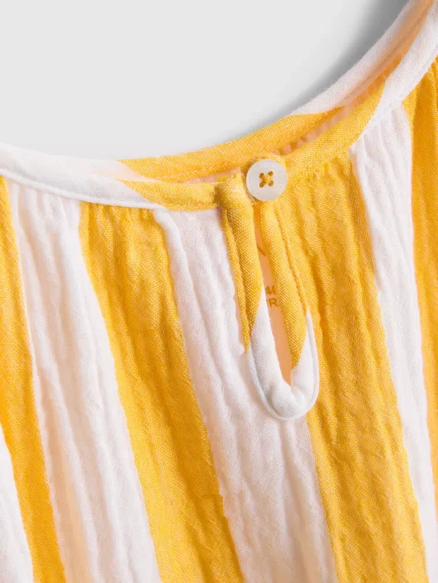 „Love to Lounge“ – gestreiftes Schlafanzug-Top mit Rüschen „Love to Lounge“ – gestreiftes Schlafanzug-Top mit Rüschen
